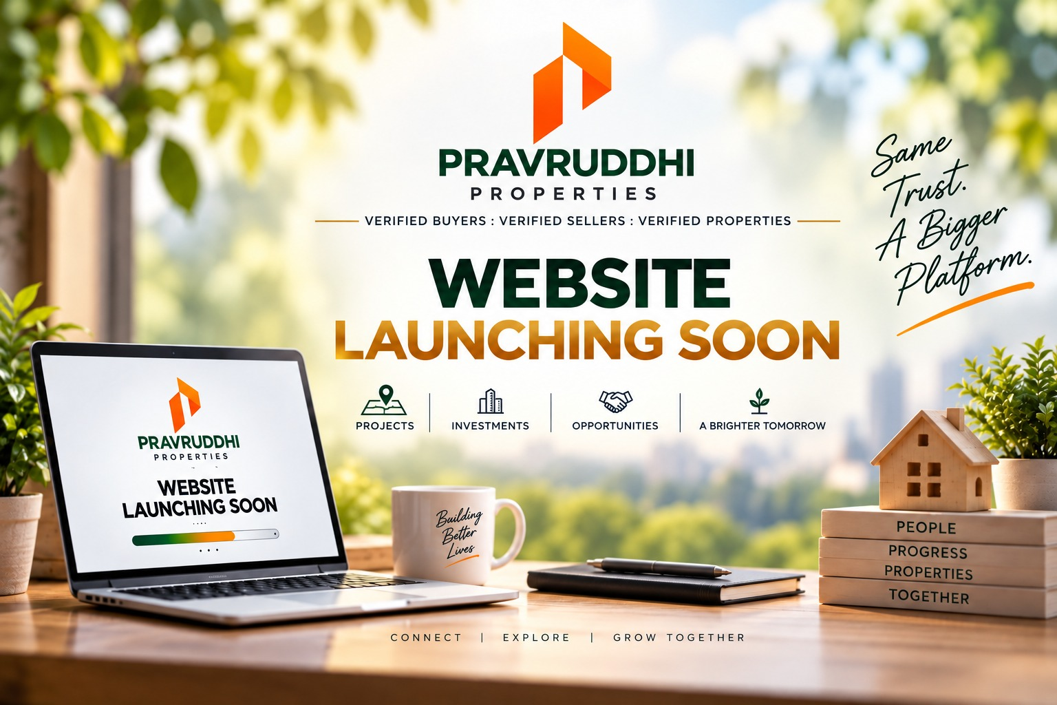 Pravruddhi Properties Website Launching Soon